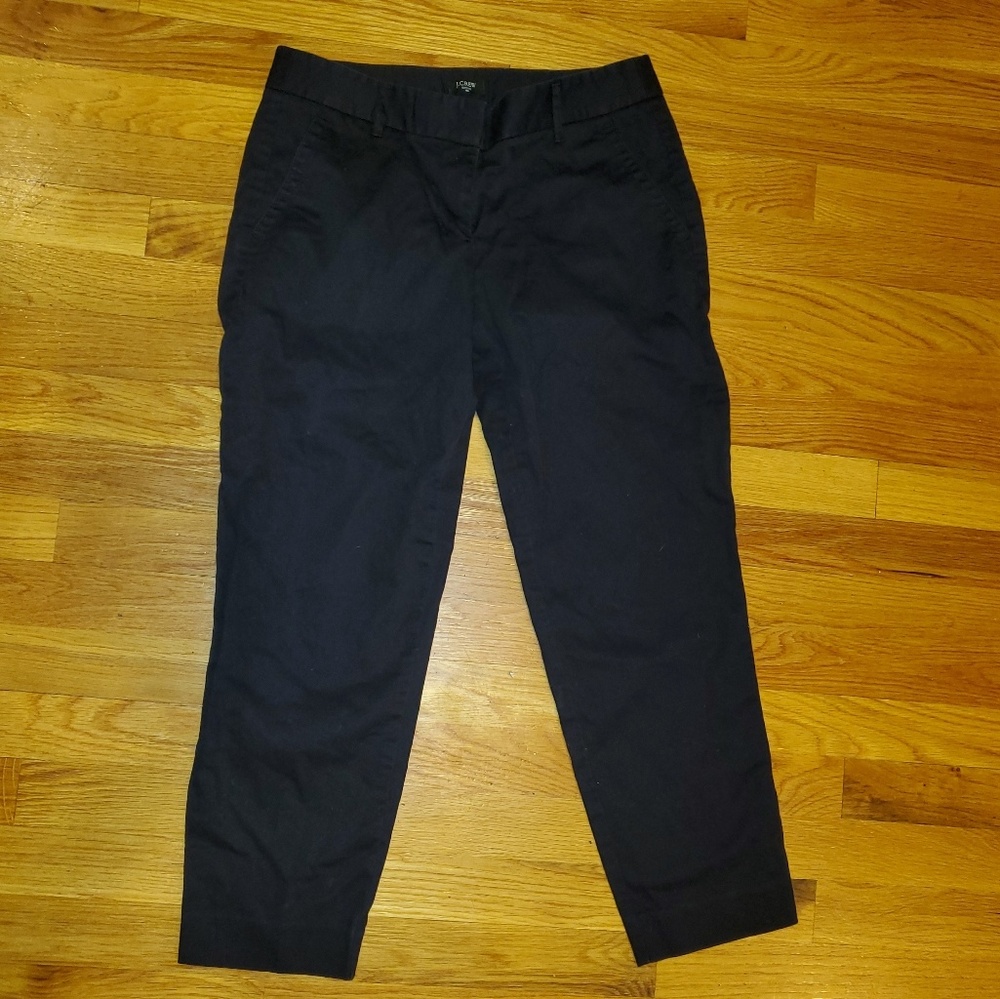 J. Crew City Stretch Black Pants